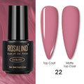 ROSALIND Varnishes Hybrid UV Gel Polish Needed Matte Top Coat All For Nail Art Design Manicure Need UV LED Lamp Semi Permanent