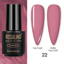ROSALIND Varnishes Hybrid UV Gel Polish Needed Matte Top Coat All For Nail Art Design Manicure Need UV LED Lamp Semi Permanent