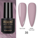 ROSALIND Varnishes Hybrid UV Gel Polish Needed Matte Top Coat All For Nail Art Design Manicure Need UV LED Lamp Semi Permanent