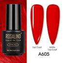 ROSALIND Varnishes Hybrid UV Gel Polish Needed Matte Top Coat All For Nail Art Design Manicure Need UV LED Lamp Semi Permanent