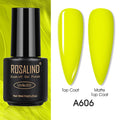 ROSALIND Varnishes Hybrid UV Gel Polish Needed Matte Top Coat All For Nail Art Design Manicure Need UV LED Lamp Semi Permanent