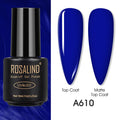 ROSALIND Varnishes Hybrid UV Gel Polish Needed Matte Top Coat All For Nail Art Design Manicure Need UV LED Lamp Semi Permanent