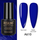 ROSALIND Varnishes Hybrid UV Gel Polish Needed Matte Top Coat All For Nail Art Design Manicure Need UV LED Lamp Semi Permanent