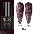 ROSALIND Varnishes Hybrid UV Gel Polish Needed Matte Top Coat All For Nail Art Design Manicure Need UV LED Lamp Semi Permanent