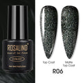 ROSALIND Varnishes Hybrid UV Gel Polish Needed Matte Top Coat All For Nail Art Design Manicure Need UV LED Lamp Semi Permanent