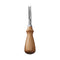 3 size A4mm A6mm A8mm Practical Leather Craft Edge Beveler Skiving Beveling Knife DIY Cutting Hand Craft Tool with Wood Handle
