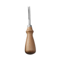 3 size A4mm A6mm A8mm Practical Leather Craft Edge Beveler Skiving Beveling Knife DIY Cutting Hand Craft Tool with Wood Handle