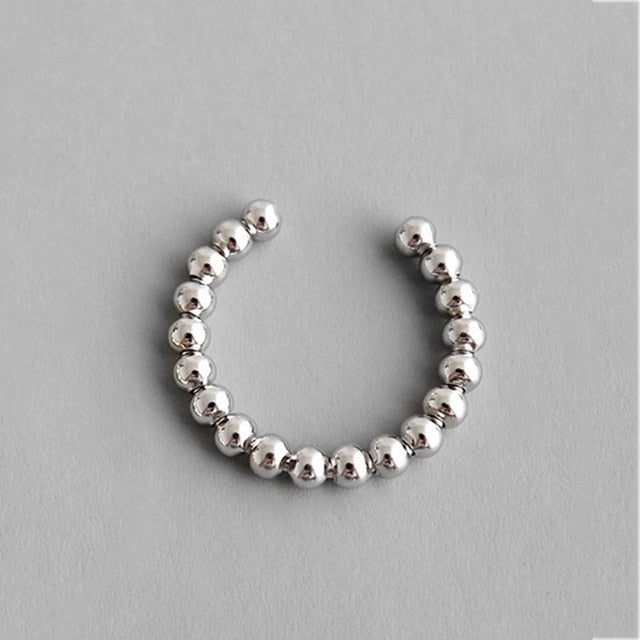 XIYANIKE 925 Sterling Silver Gold Open Rings for Women Hollow Irregular Geometric Birthday Party Jewelry Gifts Accessories