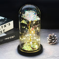 Beauty And The Beast Rose Rose In LED Glass Dome Forever Rose Red Rose Valentine's Day Mother's Day Special Romantic Gift