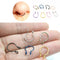 1Pcs U Shaped Fake Nose Ring Hoop Septum Rings Stainless Steel Nose Piercing Fake Piercing Oreja Pircing Jewelry