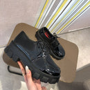 Women Chunky Sneakers Hidden Heels Height Increasing Ladies Wedge Shoes High Top Autumn Platform Women Shoes M1093