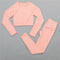 2/3Pcs Sports Yoga Set Women Tracksuit Athletic High Waist Seamless Leggings Outfit Workout Sportswear Gyms Crop Top Sports Bra