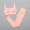 2/3Pcs Sports Yoga Set Women Tracksuit Athletic High Waist Seamless Leggings Outfit Workout Sportswear Gyms Crop Top Sports Bra