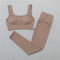 2/3Pcs Sports Yoga Set Women Tracksuit Athletic High Waist Seamless Leggings Outfit Workout Sportswear Gyms Crop Top Sports Bra