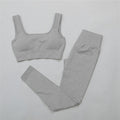 2/3Pcs Sports Yoga Set Women Tracksuit Athletic High Waist Seamless Leggings Outfit Workout Sportswear Gyms Crop Top Sports Bra