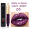 18 Colors Diamond Shimmer Glitter Lipg Loss Matte To Glitter Liquid Lipstick Waterproof Diamond Pearl Colour Lip Gloss Make Up