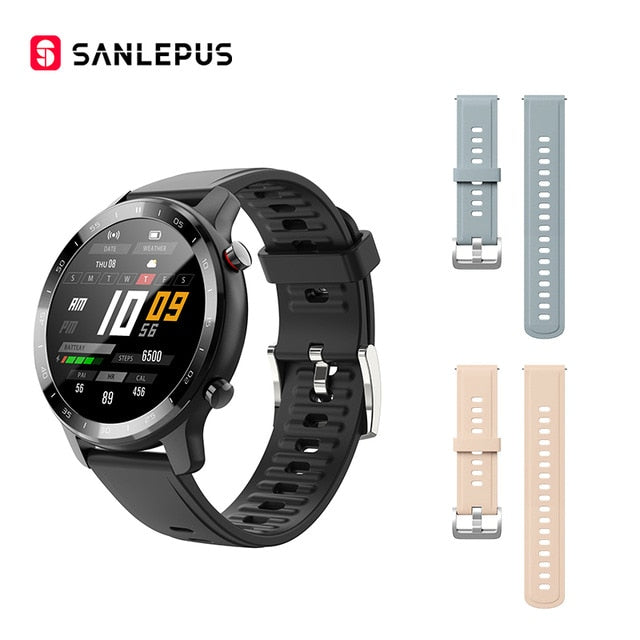 SANLEPUS 2021 NEW Smart Watch Men Women IP67 Waterproof Watches Smartwatch Heart Rate Monitor For Android Xiaomi Samsung iPhone