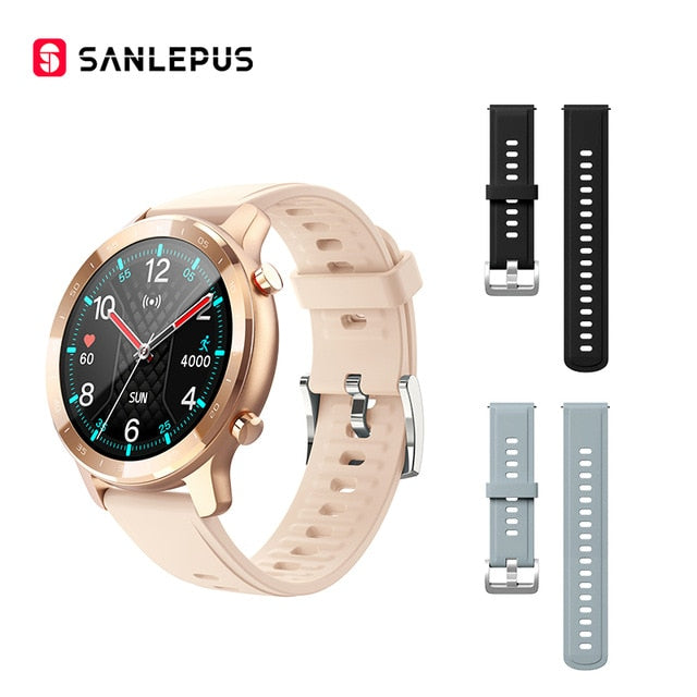 SANLEPUS 2021 NEW Smart Watch Men Women IP67 Waterproof Watches Smartwatch Heart Rate Monitor For Android Xiaomi Samsung iPhone
