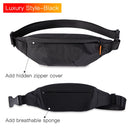 Hk Men Fanny Pack Teenager Outdoor Sports Running Cycling Waist Bag Pack Male Fashion Shoulder Belt Bag Travel Phone Pouch Bags
