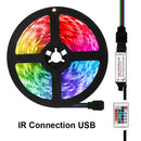 Led Strip Lights 5V USB SMD 2835 5050 RGB luces Led Bluetooth TV Background Lighting Tape Ribbon Diode Flexible Stripe 3Key Neon