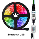 Led Strip Lights 5V USB SMD 2835 5050 RGB luces Led Bluetooth TV Background Lighting Tape Ribbon Diode Flexible Stripe 3Key Neon