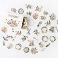Mohamm Kawaii Retro Time Series Cute Sticker Custom Stickers Diary Stationary Flakes Scrapbook DIY Decorative Stickers