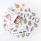 Mohamm Kawaii Retro Time Series Cute Sticker Custom Stickers Diary Stationary Flakes Scrapbook DIY Decorative Stickers