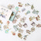 Mohamm Kawaii Retro Time Series Cute Sticker Custom Stickers Diary Stationary Flakes Scrapbook DIY Decorative Stickers