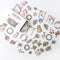Mohamm Kawaii Retro Time Series Cute Sticker Custom Stickers Diary Stationary Flakes Scrapbook DIY Decorative Stickers