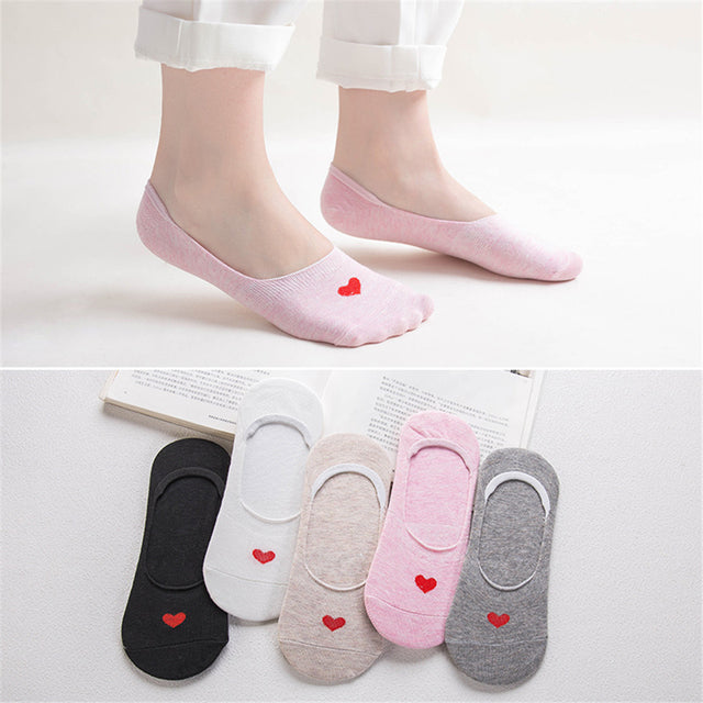 5 Pairs Lot Cotton Women Socks Female Casual Boat 3D Pack Cartoon Harajuku Unicron Cat Cute Invisiable Funny Girl Ankle Sock Set