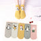 5 Pairs Lot Cotton Women Socks Female Casual Boat 3D Pack Cartoon Harajuku Unicron Cat Cute Invisiable Funny Girl Ankle Sock Set