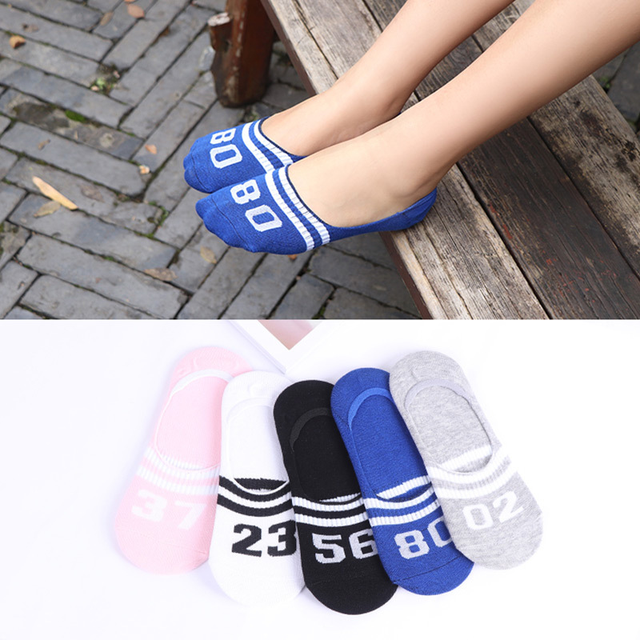 5 Pairs Lot Cotton Women Socks Female Casual Boat 3D Pack Cartoon Harajuku Unicron Cat Cute Invisiable Funny Girl Ankle Sock Set