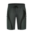 WOSAWE Men Padded Baggy Cycling Shorts Reflective MTB Mountain Bike Bicycle Riding Trousers Water Resistant Loose Fit Shorts