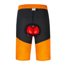 WOSAWE Men Padded Baggy Cycling Shorts Reflective MTB Mountain Bike Bicycle Riding Trousers Water Resistant Loose Fit Shorts