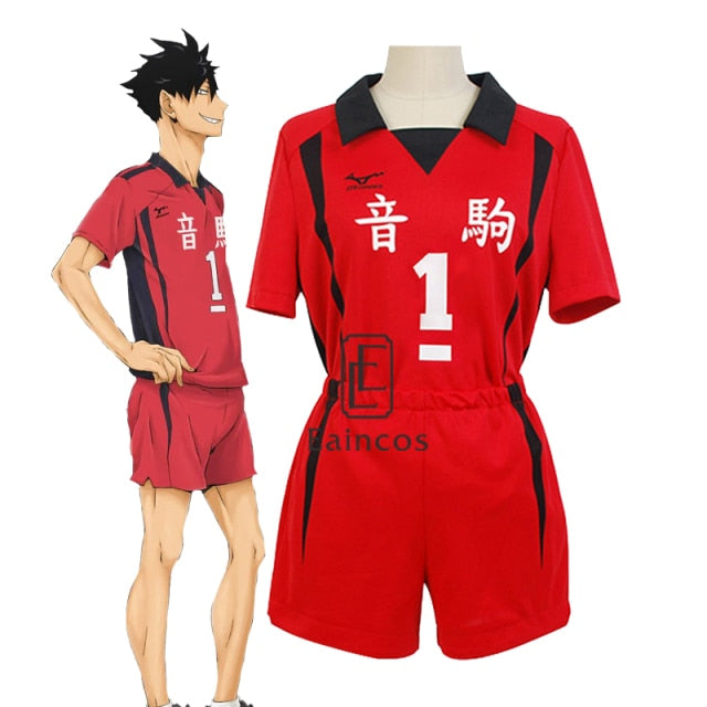 Anime Haikyuu!! Nekoma High School Kenma Kozume Kuroo Tetsuro Cosplay Costume Haikiyu Volley Ball Team Jersey Sportswear