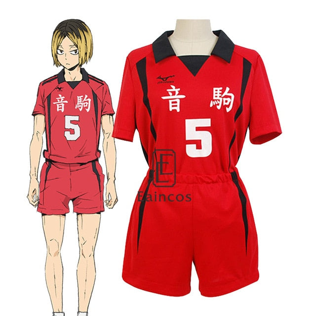 Anime Haikyuu!! Nekoma High School Kenma Kozume Kuroo Tetsuro Cosplay Costume Haikiyu Volley Ball Team Jersey Sportswear