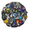 10/80 Pcs Universe Outer Space Stickers UFO Alien Astronaut for Laptop Skateboard Computer Guitar Kids Cartoon Sticker Decal Toy