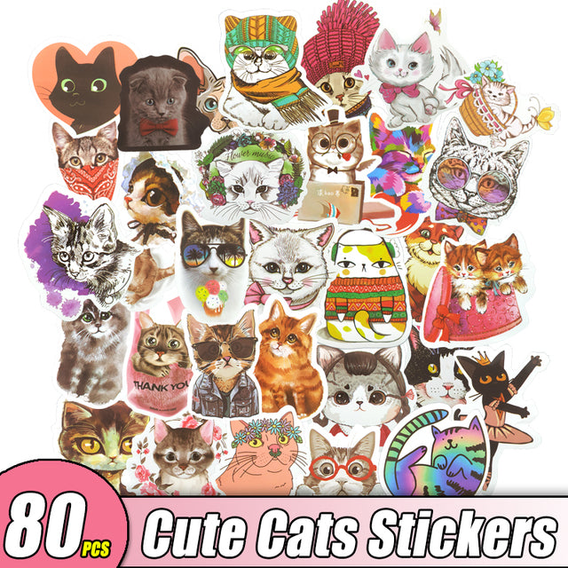 10/80 Pcs Universe Outer Space Stickers UFO Alien Astronaut for Laptop Skateboard Computer Guitar Kids Cartoon Sticker Decal Toy