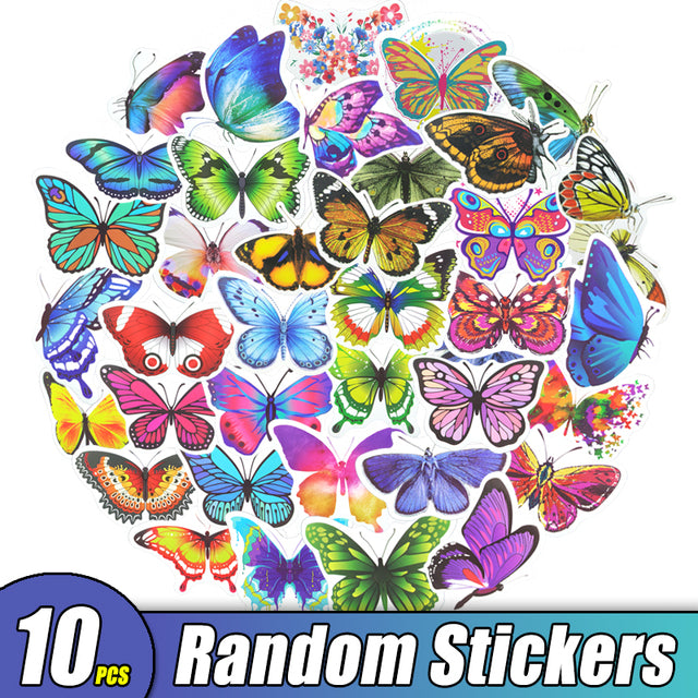 10/80 Pcs Universe Outer Space Stickers UFO Alien Astronaut for Laptop Skateboard Computer Guitar Kids Cartoon Sticker Decal Toy