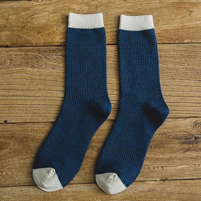 2021 Brand New High Quality Men Cotton Harajuku Happy Socks Compression Socks Men's  Business Dress Long Socks Gifts 5 Pairs Hot
