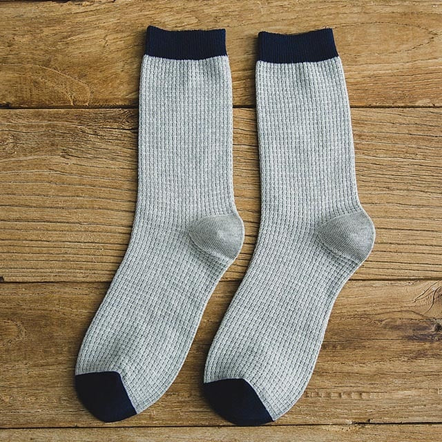 2021 Brand New High Quality Men Cotton Harajuku Happy Socks Compression Socks Men's  Business Dress Long Socks Gifts 5 Pairs Hot