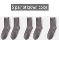 2021 Brand New High Quality Men Cotton Harajuku Happy Socks Compression Socks Men's  Business Dress Long Socks Gifts 5 Pairs Hot