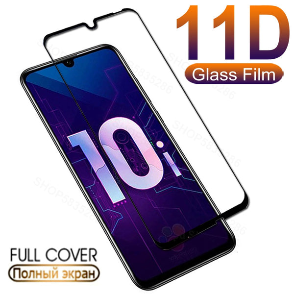 11D Protective Glass For Huawei honor 10 Lite 20 Pro 10i 20i Tempered Screen Protector On Honor 8X 8A 8C 8S 9A 9C 9S Glass Film