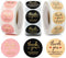 Thank You Stickers Labels Seals Thank You for Supporting My Small Business Stickers Roll Round Kraft Pink Black Labels For Shop