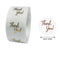 Thank You Stickers Labels Seals Thank You for Supporting My Small Business Stickers Roll Round Kraft Pink Black Labels For Shop