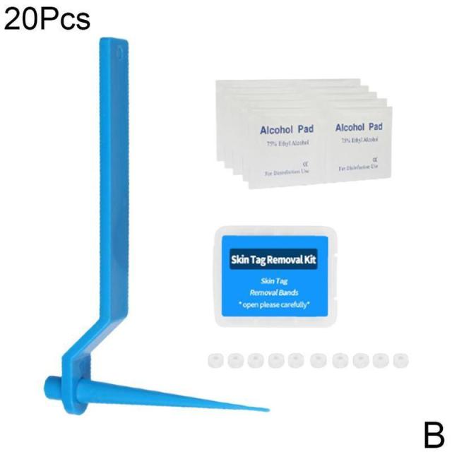 1set Skin Tag Kill Skin Mole Wart Remover Micro Skin Tag Removal Kit With Cleansing Swabs Adult Mole Wart Face Care