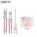QIBEST Moisturizing Lip Gloss Base Lipstick Makeup Water Lip Tint Glitter Lip Plumper Shimmer Mint Flavor Transparent Lip Gloss