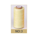 50M 0.8Mm Thickness Waxed Thread For Leather Waxed Cord For Diy Handicraft Tool Hand Stitching Thread Flat Waxed Sewing Line