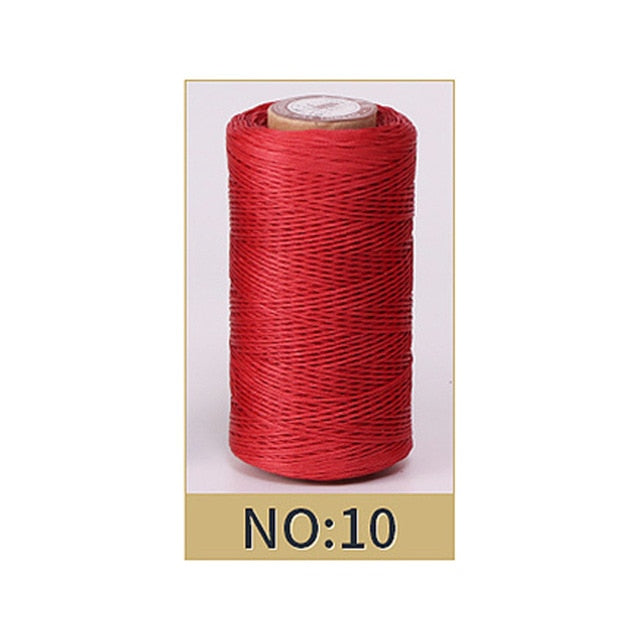 50M 0.8Mm Thickness Waxed Thread For Leather Waxed Cord For Diy Handicraft Tool Hand Stitching Thread Flat Waxed Sewing Line