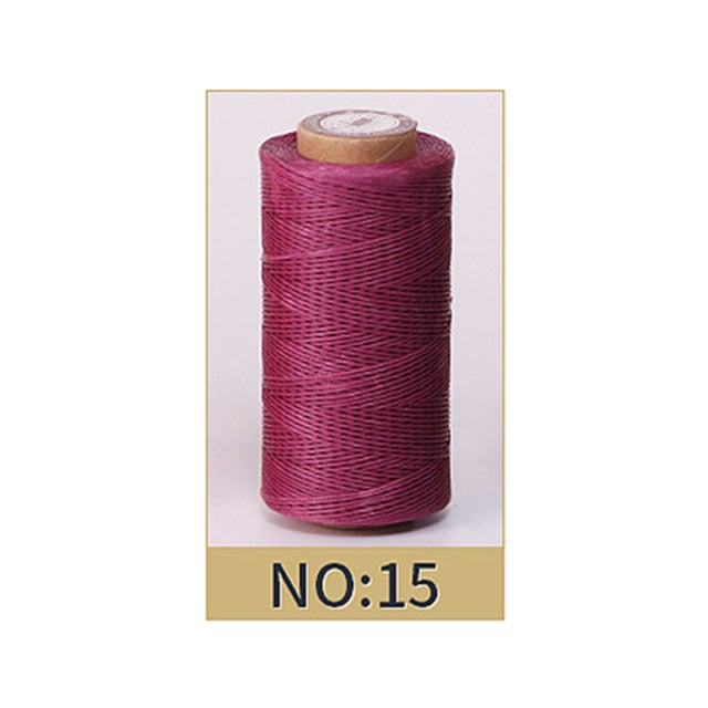 50M 0.8Mm Thickness Waxed Thread For Leather Waxed Cord For Diy Handicraft Tool Hand Stitching Thread Flat Waxed Sewing Line